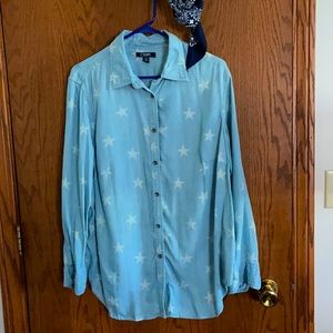 CHAPS 1x Lyocell soft over-size shirt. NWOT